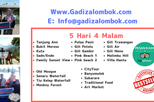 Best Seller Paket Wisata Lombok 5 Hari 4 Malam