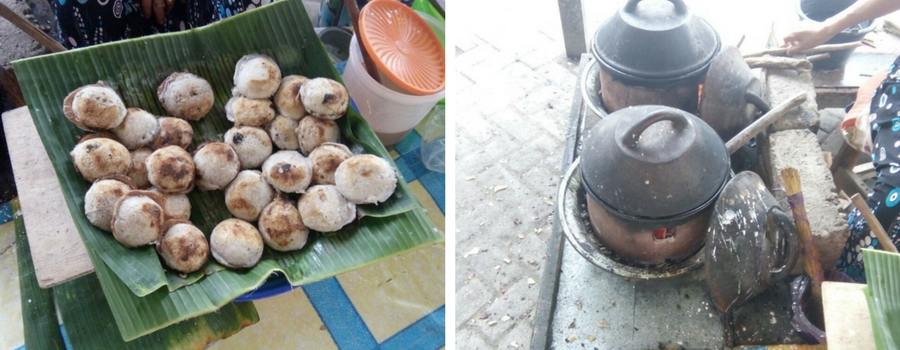 Serabi Lak – Lak, kuliner Unik Khas Lombok di Sekitar Pantai Pink